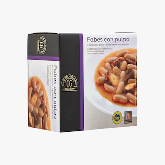 Fabes au poulpe El Corte Inglés - Club del Gourmet