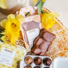 Ourson Guimauve Vanille de Madagascar - Chocolat lait suisse L'&Eacute;clair de G&eacute;nie