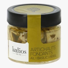 Artichauts fondants ail, basilic et persil Kalios
