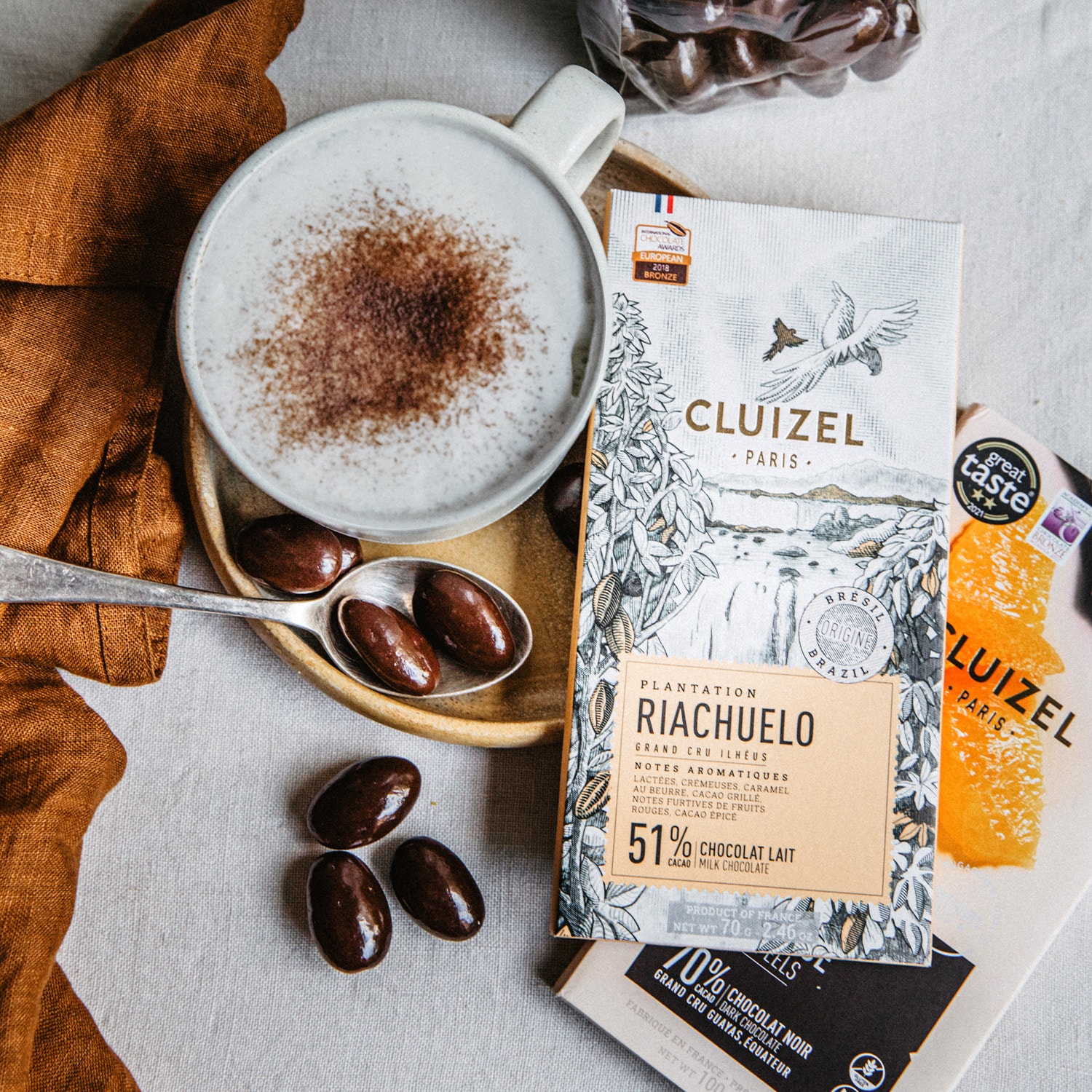 Tablette Plantation Riachuelo Lait 51% Cluizel