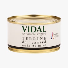 Terrine de canard noix et miel Vidal
