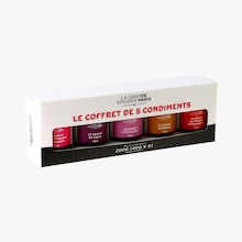 Le coffret de 5 condiments La Grande Épicerie de Paris