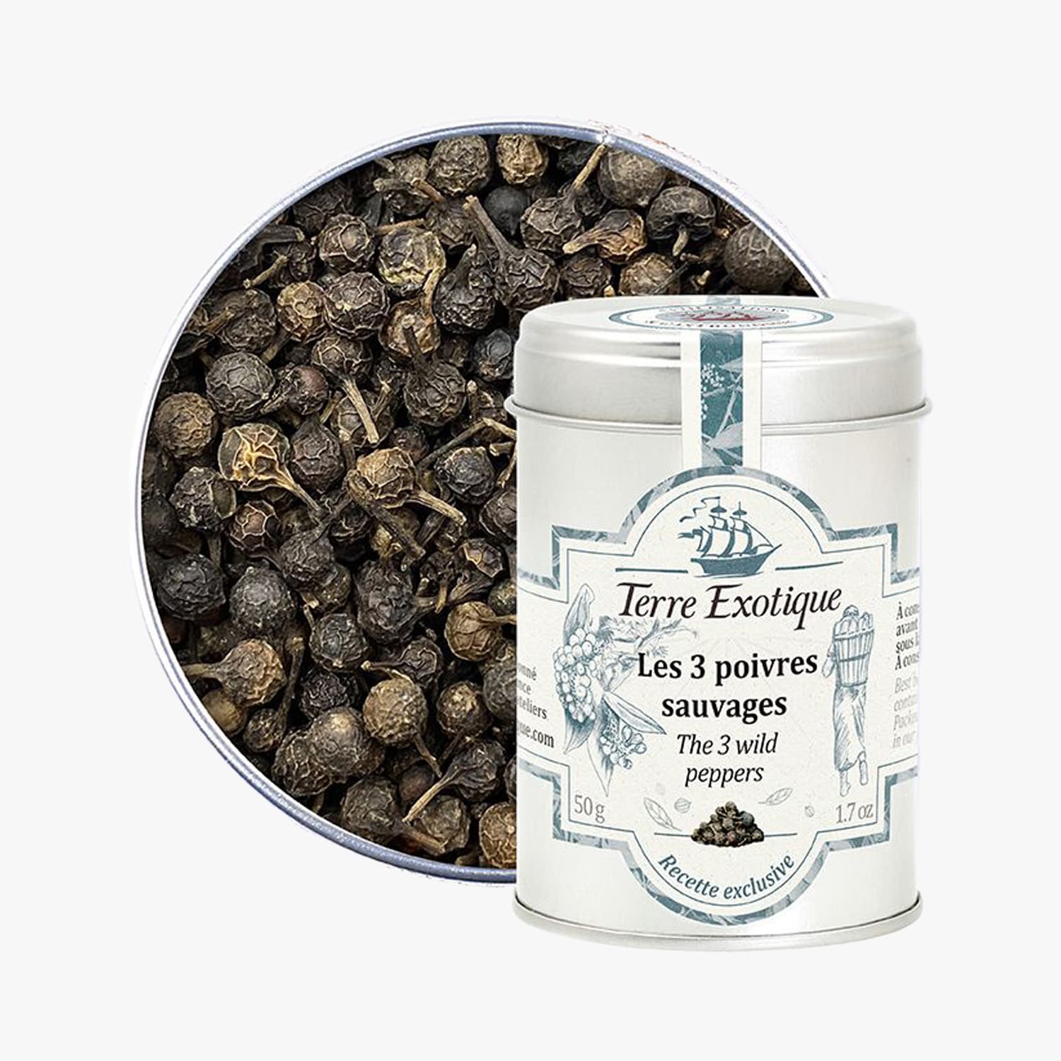 Les 3 poivres sauvages Terre Exotique