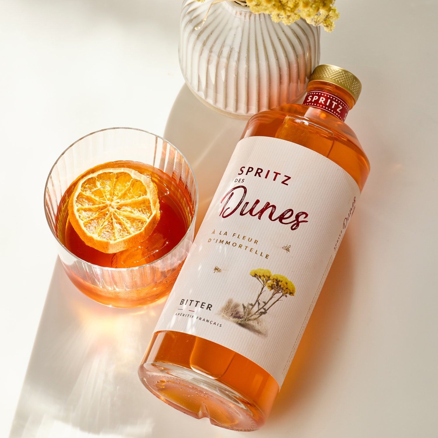 Bitter Spritz des Dunes, Fleur d'immortelle Spritz des Dunes
