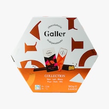 Collection - Assortiment de chocolat lait, noir et blanc Galler