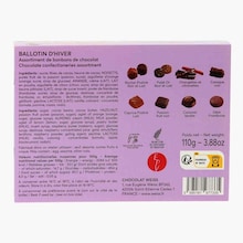 Ballotin d'hiver bonbons de chocolat Weiss