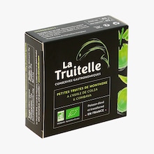 Petites truites de montagne à l’huile de colza et combava bio La Truitelle