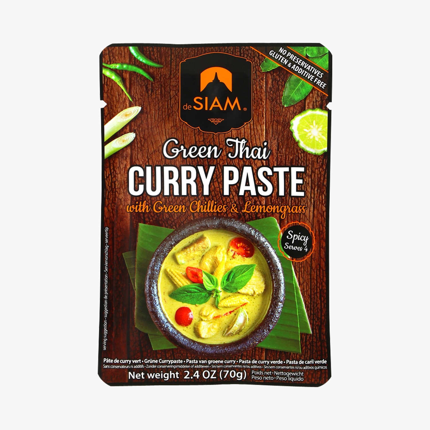Pâte de curry vert thaï - Recette