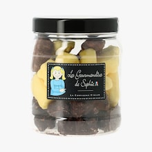 Bocal oursons guimauves 3 chocolats Les Gourmandises de Sophie