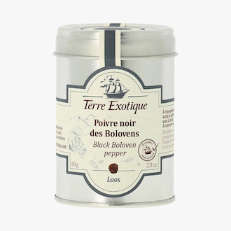 Poivre noir des Bolovens Terre Exotique