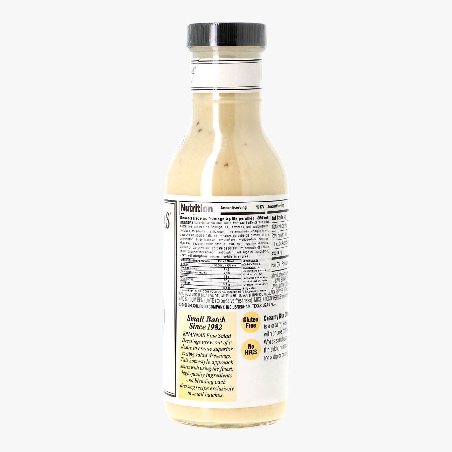 Sauce Creamy Blue Cheese Briannas