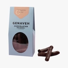 Orangettes au chocolat noir 62 % Genaveh