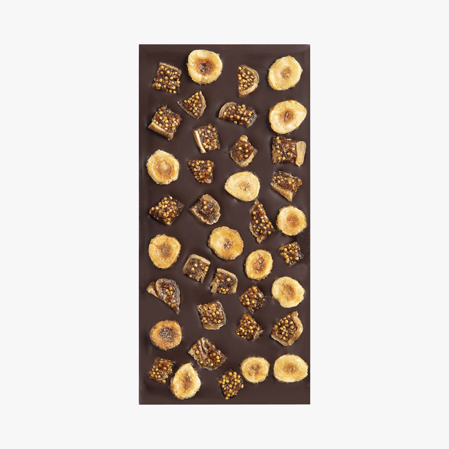 Tablette Chocolat au Lait 47% Figue et noisette caramélisée Cluizel