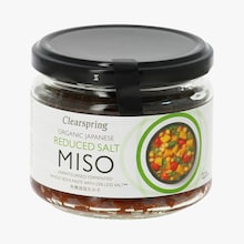 Miso bio r&eacute;duit en sel non pasteuris&eacute; Clearspring