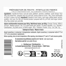 Préparation de fruits myrtille de France La Grande Épicerie de Paris