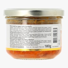 Le pâté de canard au magret fumé et au basilic Castaing