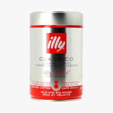 Café moulu 100% Arabica, torréfaction classique - Préparation café filtre Illy