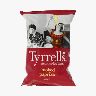 Chips de pommes de terre assaisonnées au paprika fumé Tyrrells