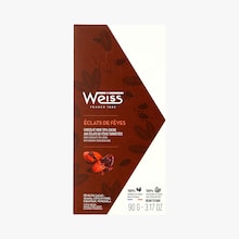 Chocolat noir 70% de cacao aux &eacute;clats de f&egrave;ves torr&eacute;fi&eacute;es Weiss