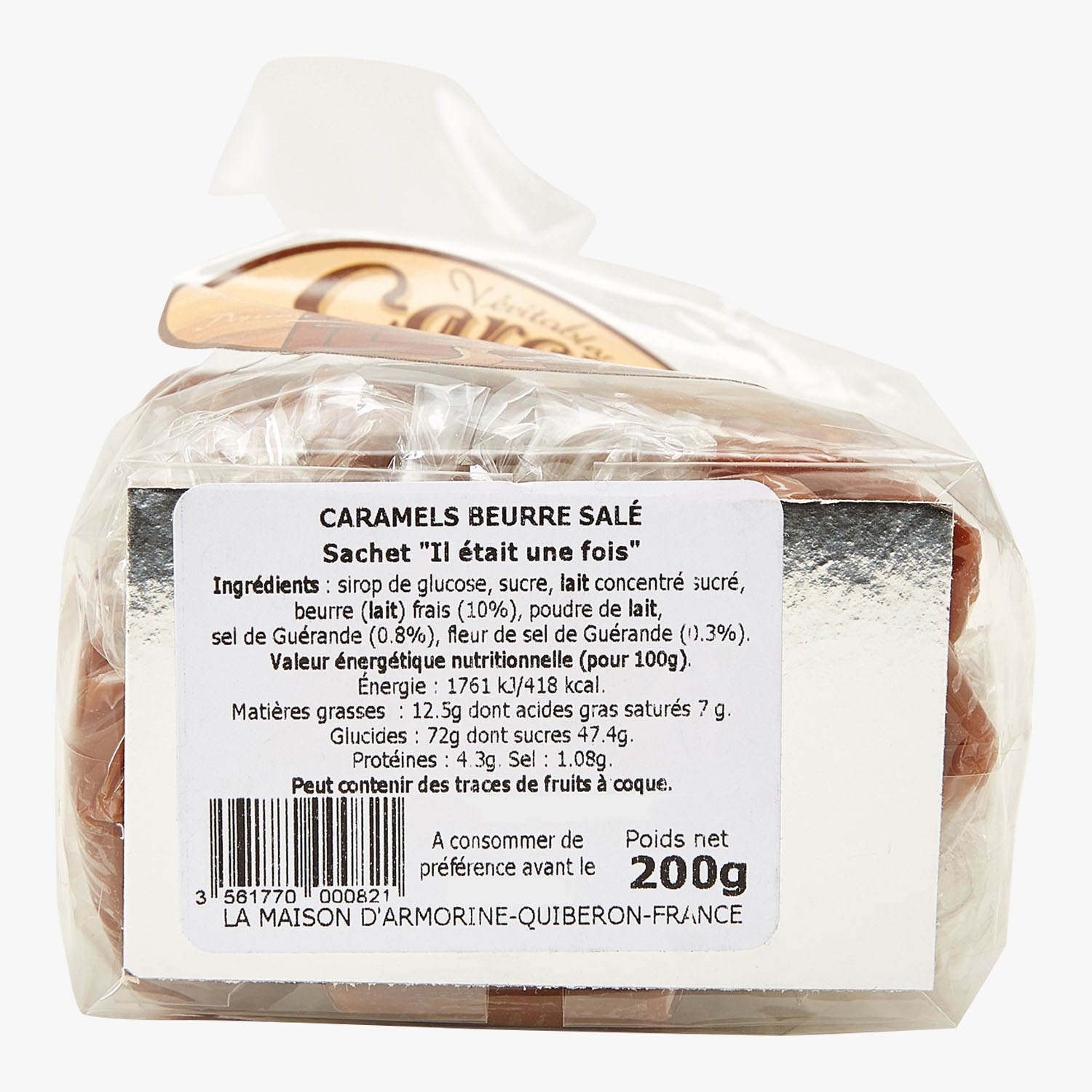 ⇒ Caramels tendres au beurre frais & Sel de Guérande - Boite 50 gr