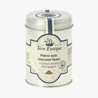 Poivre noir concassé fumé Terre Exotique