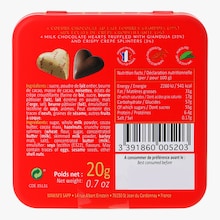 4 cœurs chocolat Maxim’s de Paris