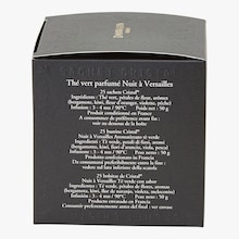 Th&eacute; vert parfum&eacute; Nuit &agrave; Versailles - Bo&icirc;te de 25 sachets Dammann Fr&egrave;res