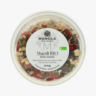 Muesli bio raisin amande Manola