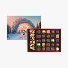 Boîte de chocolats fourrés - Féérie hivernale Cluizel