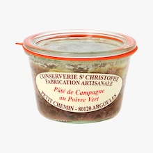 Pâté de campagne au poivre vert Conserverie Saint Christophe