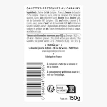 Galettes fines bretonnes au caramel La Grande &Eacute;picerie de Paris