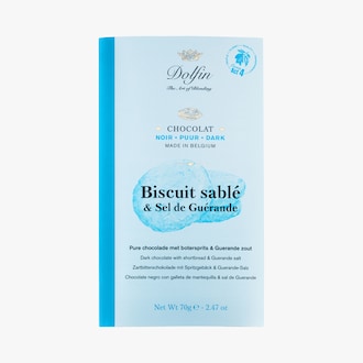 Chocolat noir - Biscuit sablé & fleur de sel Dolfin