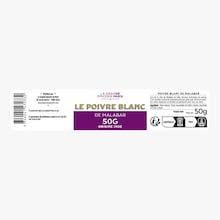 Poivre blanc de Malabar La Grande Épicerie de Paris