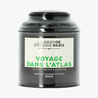 Voyage dans l’Atlas, thé vert parfumé à la menthe La Grande Épicerie de Paris