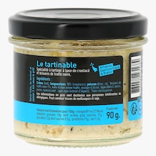 Tartinable &agrave; base de langoustines et brisures de truffe Paimpolaise Conserverie