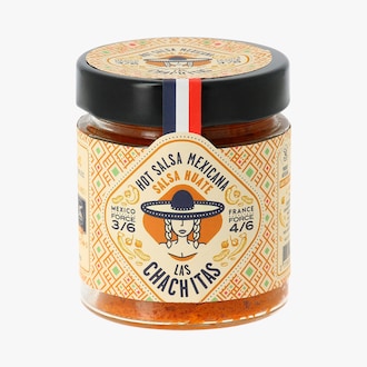 Sauce épicée, tomate, cacahiètes et piments Las Chachitas