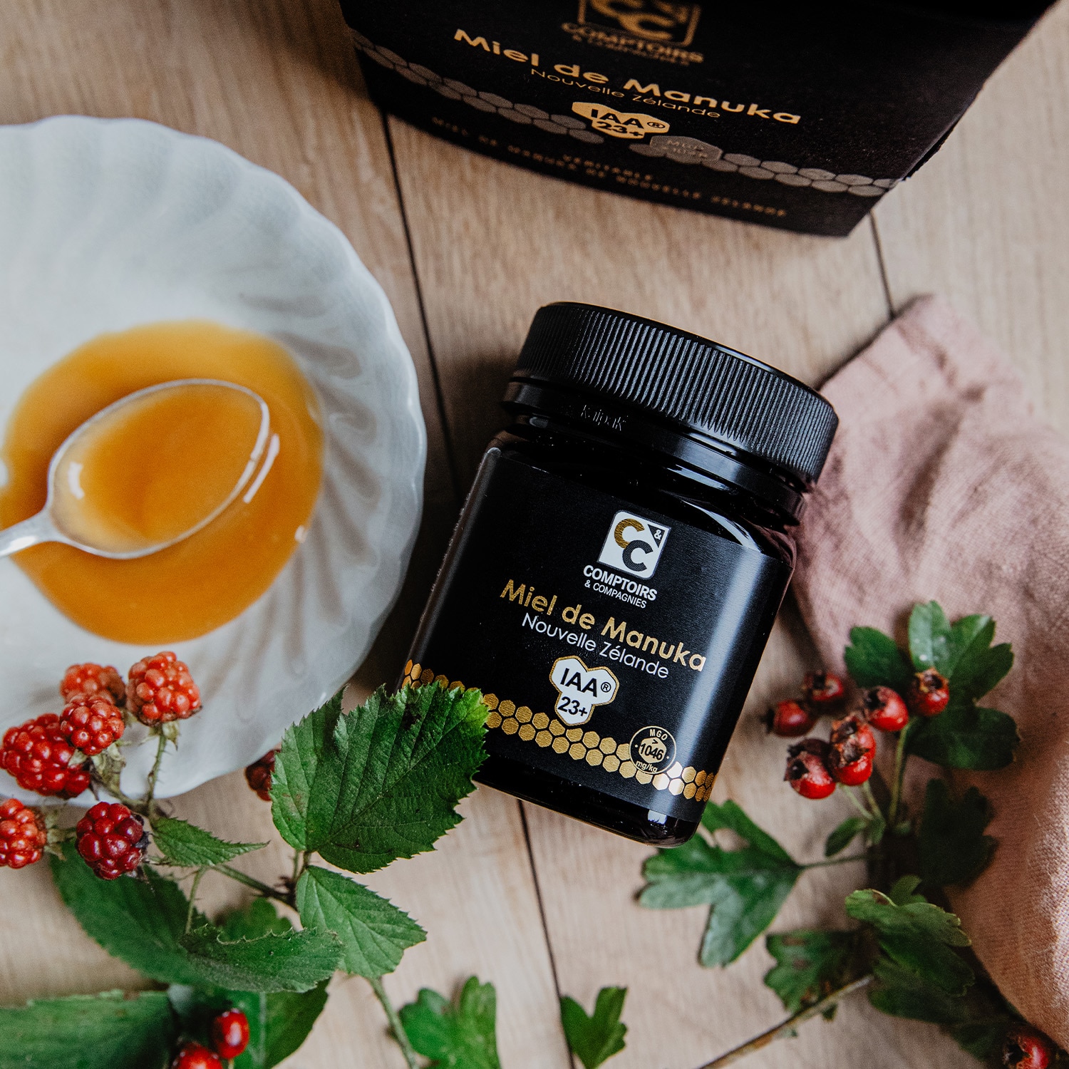 Miel de Manuka - Nouvelle-Zélande - IAA 23+ Comptoirs et Compagnies