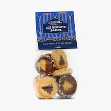 Biscuits sapins &agrave; la vanille et au cacao La Grande &Eacute;picerie de Paris