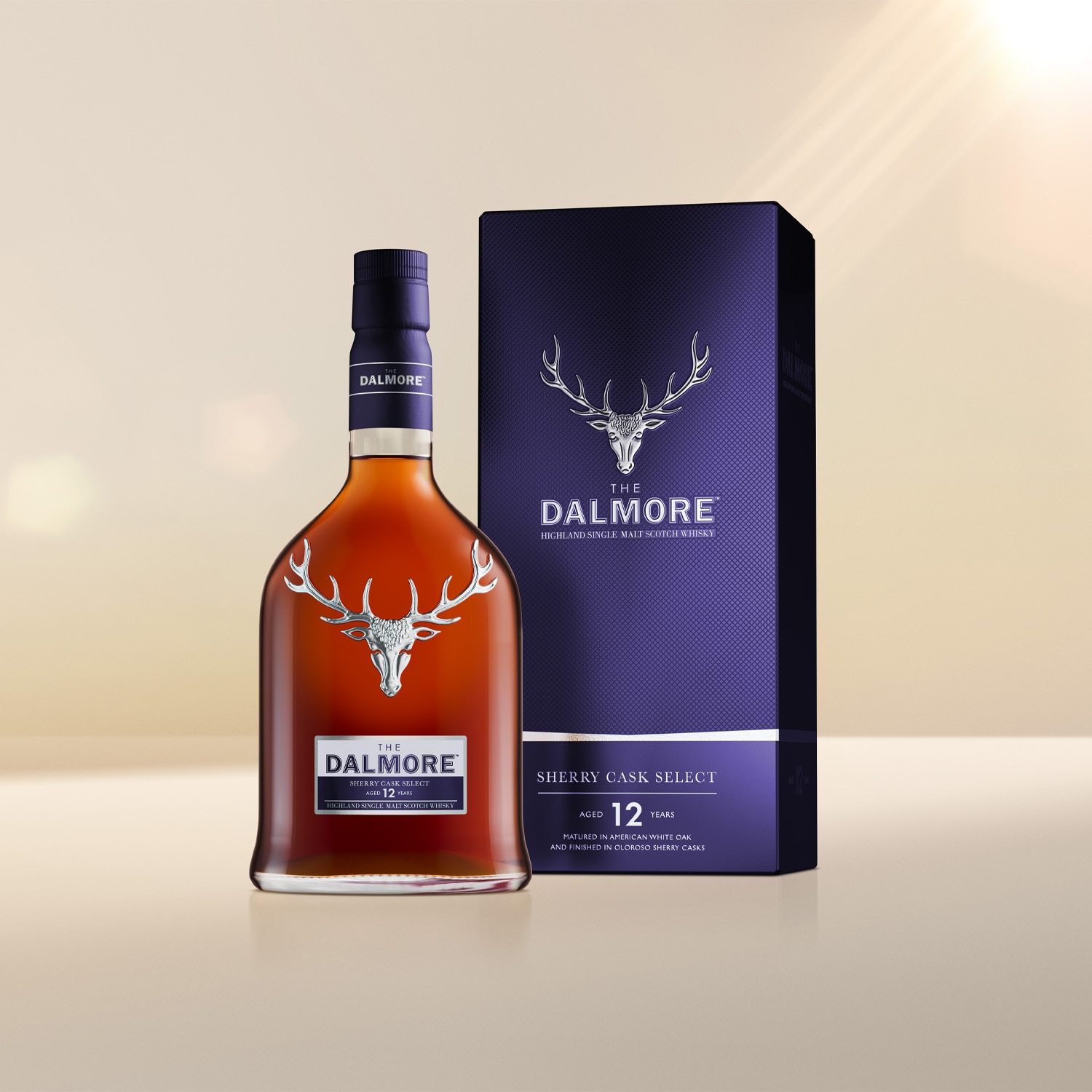The Dalmore, Sherry Cask select, Highland single malt Scotch whisky, 12 ans, sous coffret The Dalmore