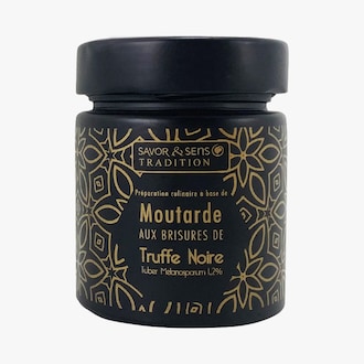 Moutarde aux brisures de truffe noire du Périgord 1,2% - Préparation culinaire Savor & Sens