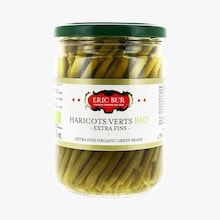 Haricots verts bio extra fins Eric Bur