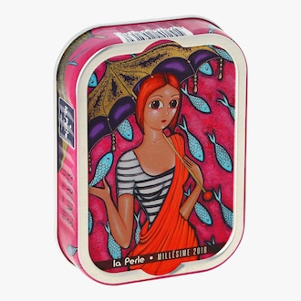 Sardines millésimées 2018 Coralie Joulin "Lulu en sari indien" La Perle des Dieux