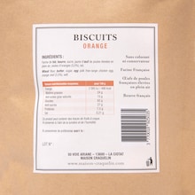 Biscuits orange Maison Craquelin