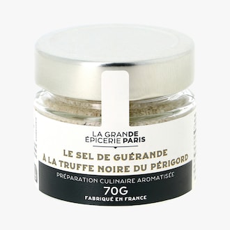 Préparation culinaire aromatisée à base de sel de Guérande à la truffe noire du Périgord, 70 g La Grande Épicerie de Paris