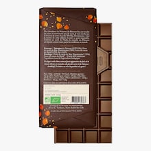 Tablette chocolat 70 % fourré aux noisettes du Piémont Encuentro