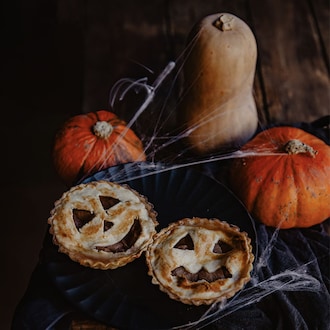 Mini tourtes d'Halloween aux poires null