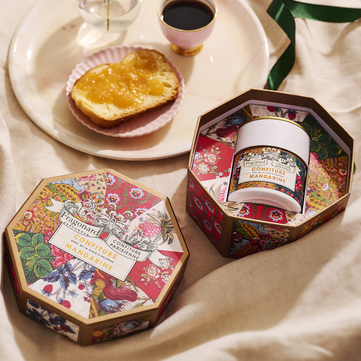 Préparation à la mandarine Confiture Parisienne X Fragonard, sous étui Confiture Parisienne