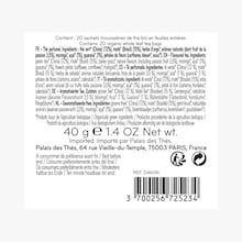 Détox Brésilienne bio, boite 20 mousselines Palais des Thés