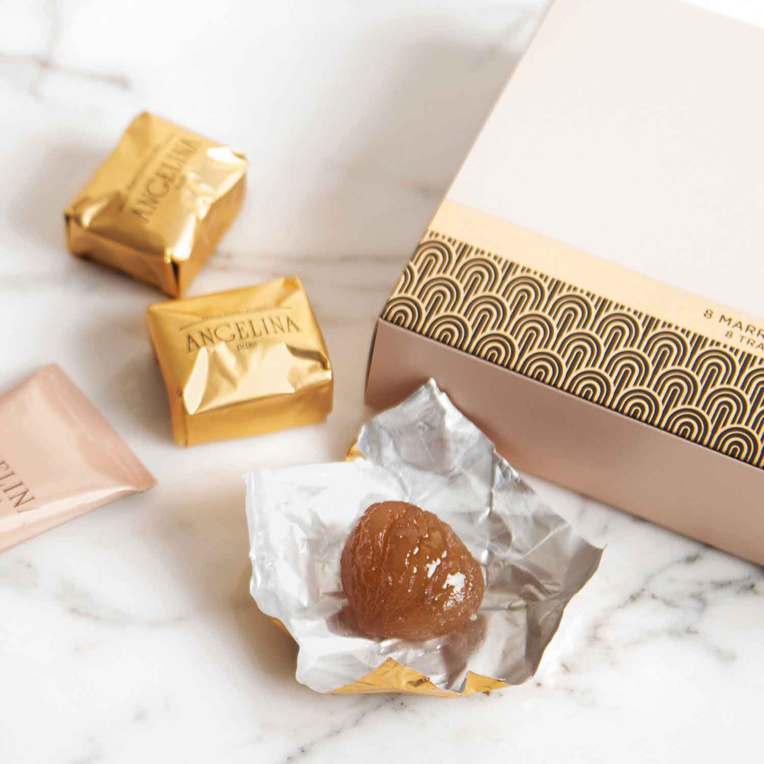 8 marrons glacés traditionnels Angelina