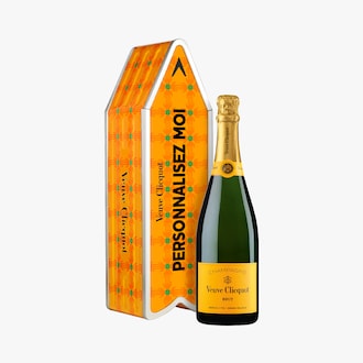 Champagne Veuve Clicquot, Carte Jaune, brut, sous coffret Arrow* Veuve Clicquot